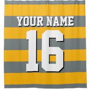 Cortina Para Box Goldenrod Charcarbonus Sports Jersey Preppy Stripe