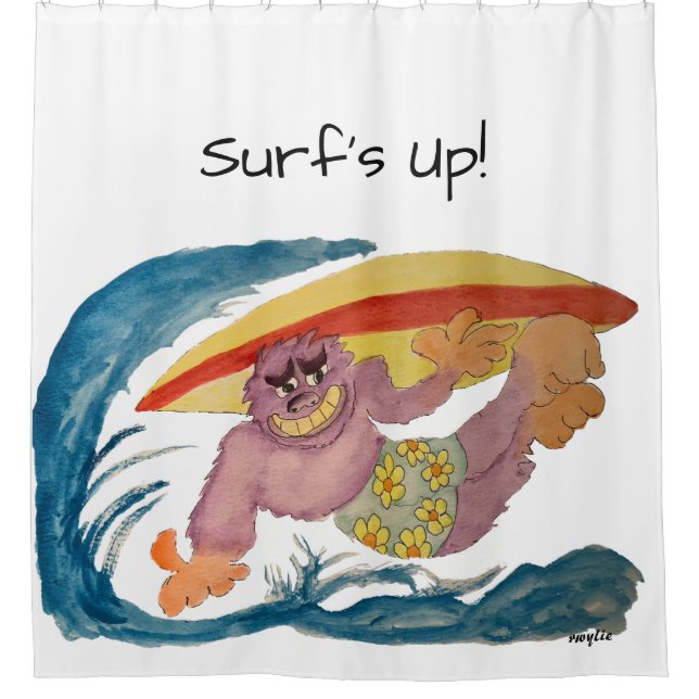 Cortina Para Box Gorilla Surfer (Frente)