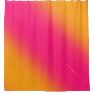 Cortina Para Box Gradiente Amarelo Cor-de-Rosa