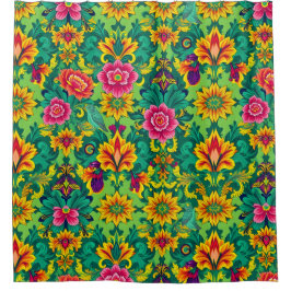 Cortina Para Box Grande Opulência - Cortina de Chá Maximalista