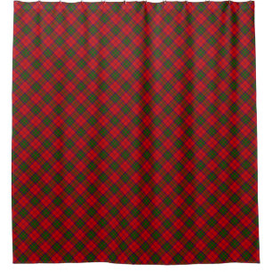 Cortina Para Box Grant tartan Red xadrez