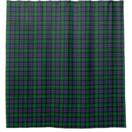 Cortina Para Box Green and Royal Blue Argyll Scotland Tartan