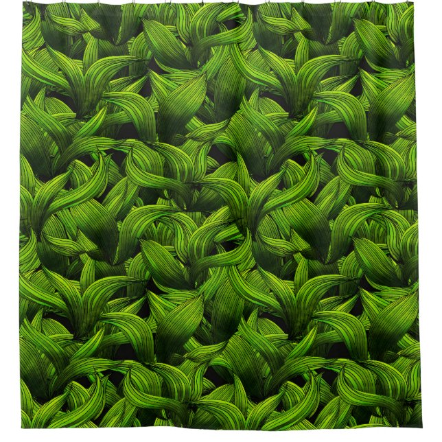 Cortina Para Box Green Foliage (Frente)