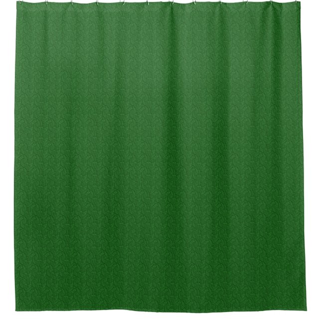Cortina Para Box Green Paisley (Frente)