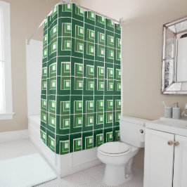 Cortina Para Box Green Topsy Turvy