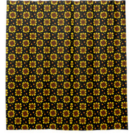 Cortina Para Box Groovy 70s Daisy Flower Power Pattern