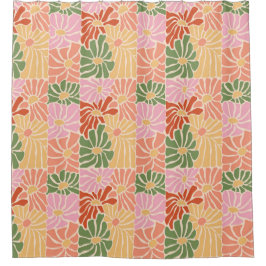 Cortina Para Box Groovy Retro Floral