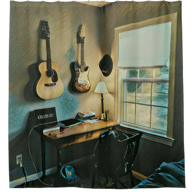 Cortina Para Box Guitar gifts for girlfriend (Frente)