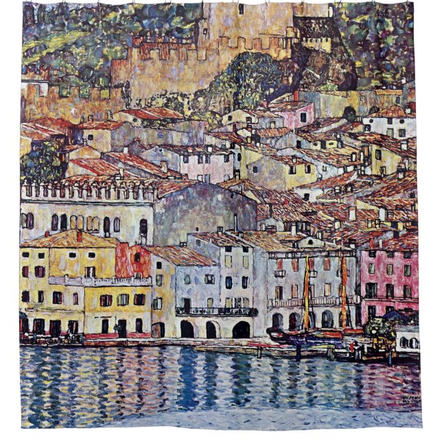 Cortina Para Box Gustav Klimt - Malcesina no lago Garda Itália (Frente)
