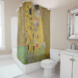 Cortina Para Box Gustav Klimt O Beijo<br><div class="desc">O Beijo é a pintura mais icônica e famosa de Gustav Klimt. É uma bela pintura de ouro de um casal profundamente apaixonado compartilhando um momento romântico de um beijo apaixonado. Obtenha suas ideias de presentes de alta qualidade e produtos maravilhosos com esta maravilhosa obra-prima. Veja nossa loja mais ideias...</div>