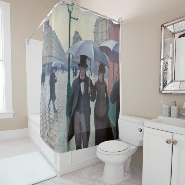 Cortina Para Box Gustave Caillebotte - Paris Street; Rainy Day (In Situ)