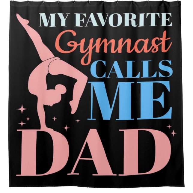 Cortina Para Box Gymnast Dad Gymnastics| Best Father's day gift (Frente)