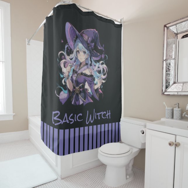 Cortina Para Box Halloween/Bruxa/púrpura (In Situ)