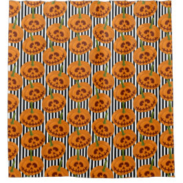 Cortina Para Box Halloween Happy Pumpkin Patterno