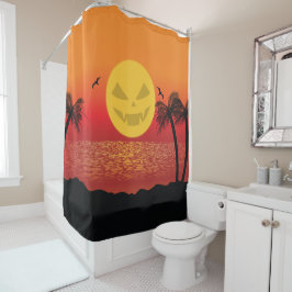 Cortina Para Box Halloween tropical