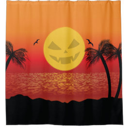 Cortina Para Box Halloween tropical
