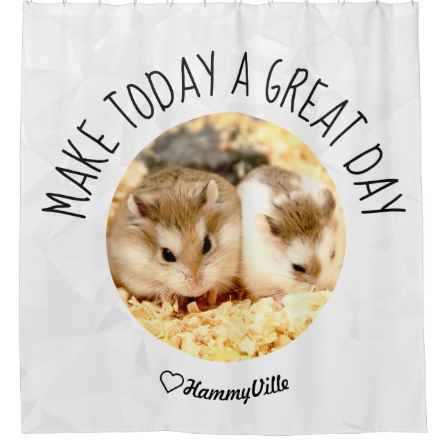 Cortina Para Box HammyVille - Fresco de Hamster e Limpa Apertada (Frente)