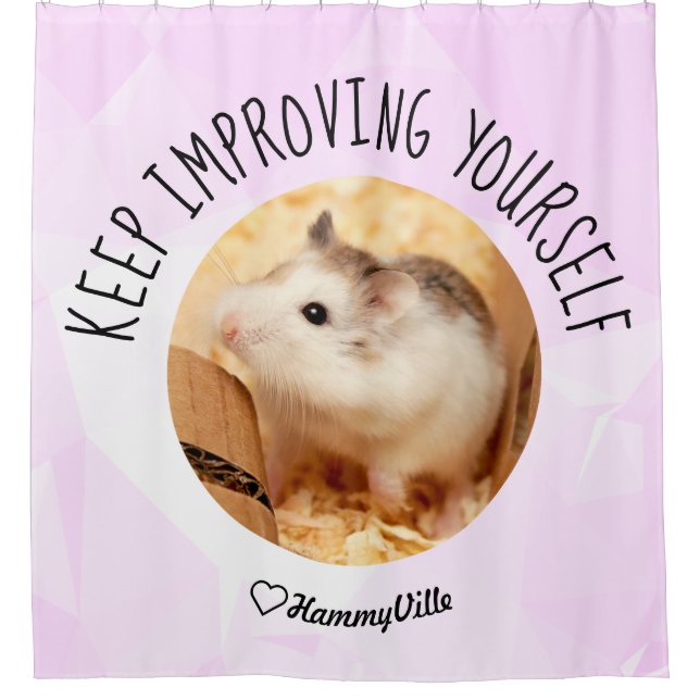 Cortina Para Box HammyVille - Fresco de Hamster e Limpa Apertada (Frente)