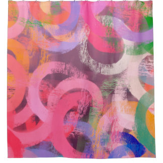 Cortina Para Box Handmade surreal abstract pattern. Modern artistic
