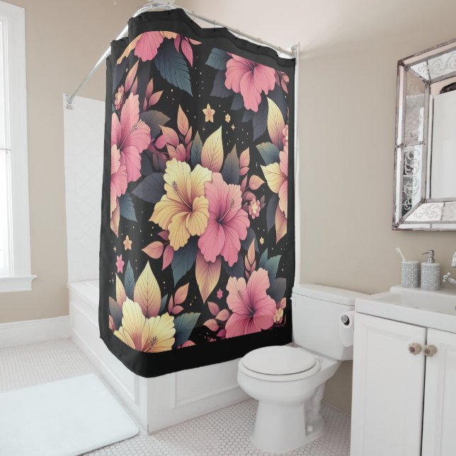 Cortina Para Box Happy Hibiscus (In Situ)