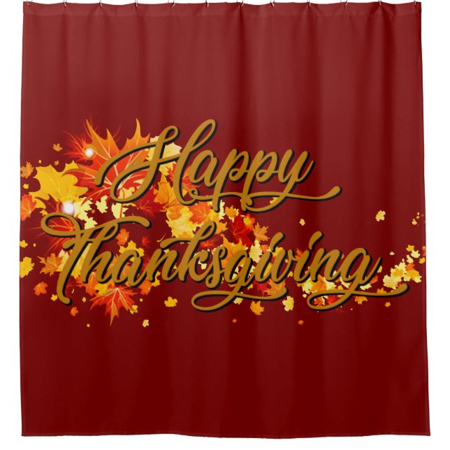 Cortina Para Box Happy Thanksgiving (Frente)