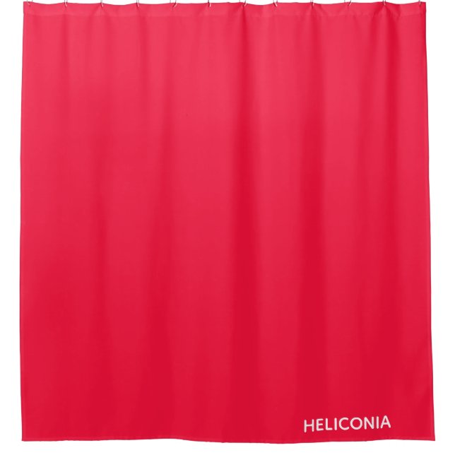 Cortina Para Box Heliconia red color name (Frente)