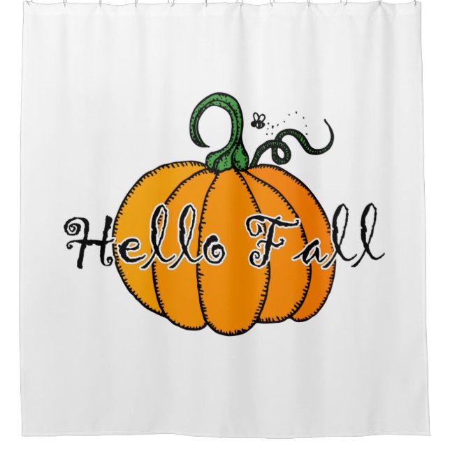 Cortina Para Box Helpkin Fall Pumpkin Alô Fall (Frente)