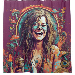 Cortina Para Box Hippie Boho Groovy Vibes Retro Psicélico