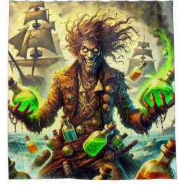 Cortina Para Box Homem de Poção Verde Louco