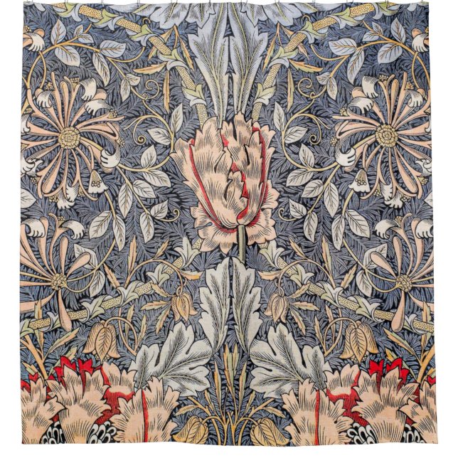 Cortina Para Box Honeysuckle (1896) Por William Morris (Frente)