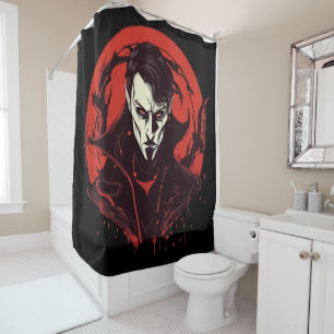 Cortina Para Box Horror de Olhos Vermelhos