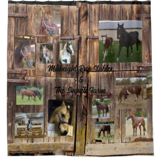 Cortina Para Box Horse Shower Curtain
