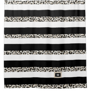 Cortina Para Box Hotel Monograma Rosa Branco Dourado Bandido