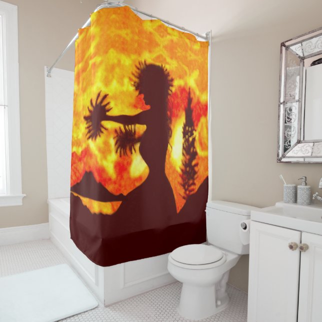 Cortina Para Box Hula Dancer  (In Situ)