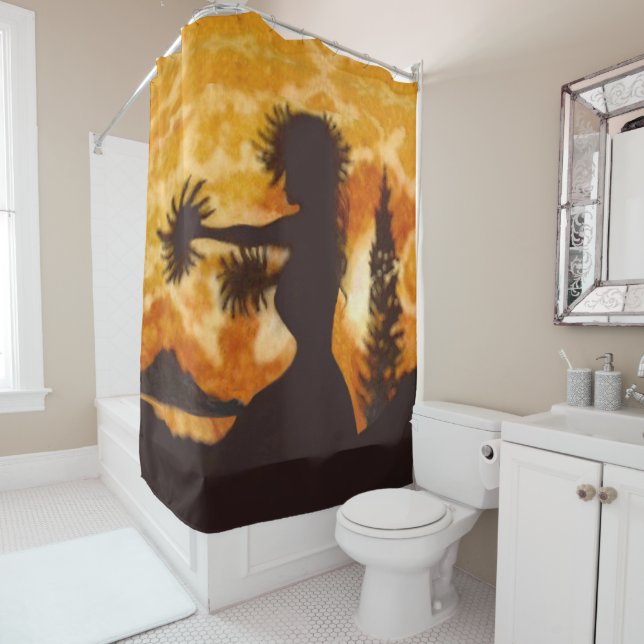 Cortina Para Box Hula Dancer  (In Situ)