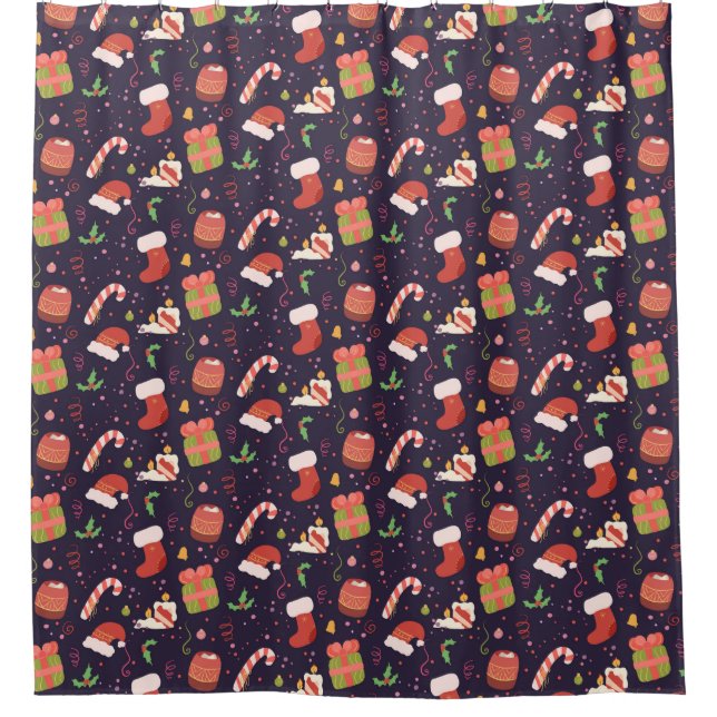 Cortina Para Box Humor natalino (Frente)