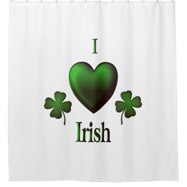 Cortina Para Box I Heart Irish (Frente)