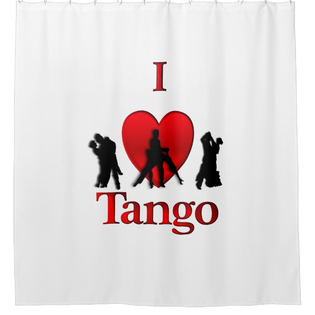 Cortina Para Box I Heart Tango (Frente)