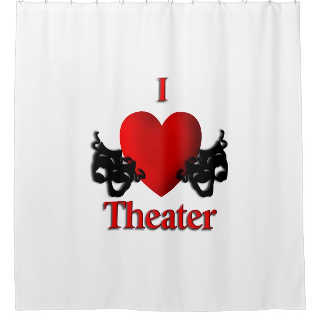 Cortina Para Box I Heart Theater (Frente)