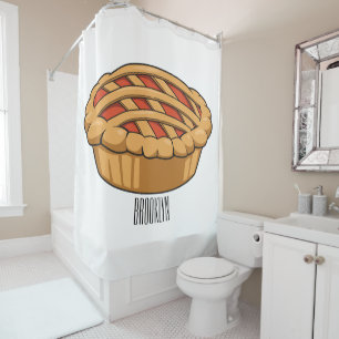 Cortina Para Box Ilustração de desenho animado