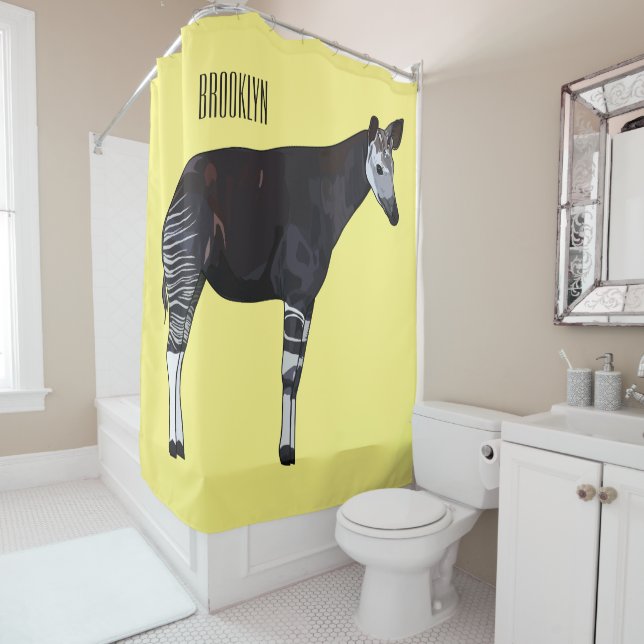 Cortina Para Box Ilustração de desenho em Okapi (In Situ)