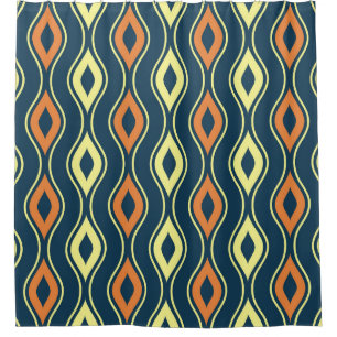 Cortina Para Box ilustração de padrão ornamental sem descontinuidad