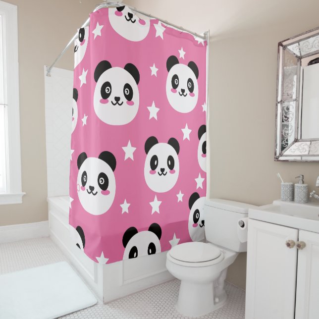 Cortina Para Box Ilustração de Panda (In Situ)