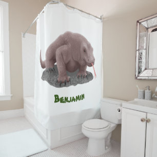 Cortina Para Box Ilustração do dragão Komodo