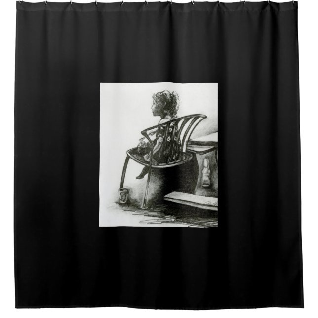 Cortina Para Box Imaginação alimenta minha realidade (Frente)