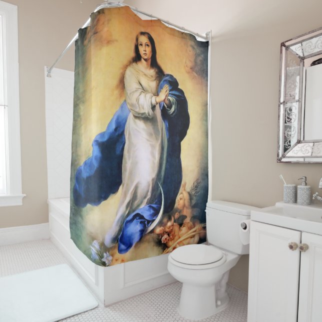 Cortina Para Box Immaculate Conception Dourado (In Situ)