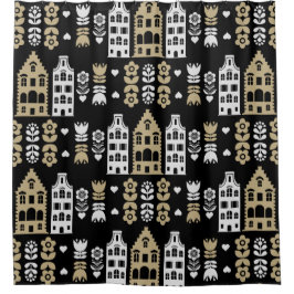 Cortina Para Box Impressão de arte tradicional holandesa