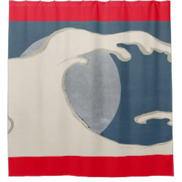 Cortina Para Box Impressão DE CORTINA DE CHÁ DE ONDA JAPONESA