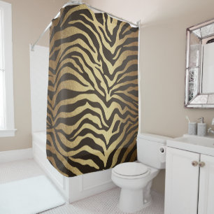 Cortina Para Box Impressão de Zebra Pele de Animal Impressão Modern