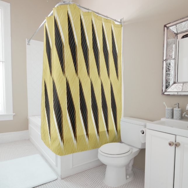 Cortina Para Box Impressão Diagonal (In Situ)